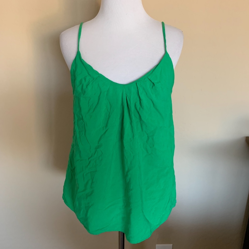 Francesca's Green Tank Top Blouse